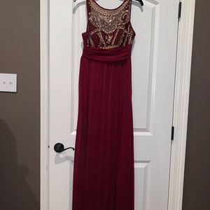 Burgundy Prom/Homecoming Dress Worn Once